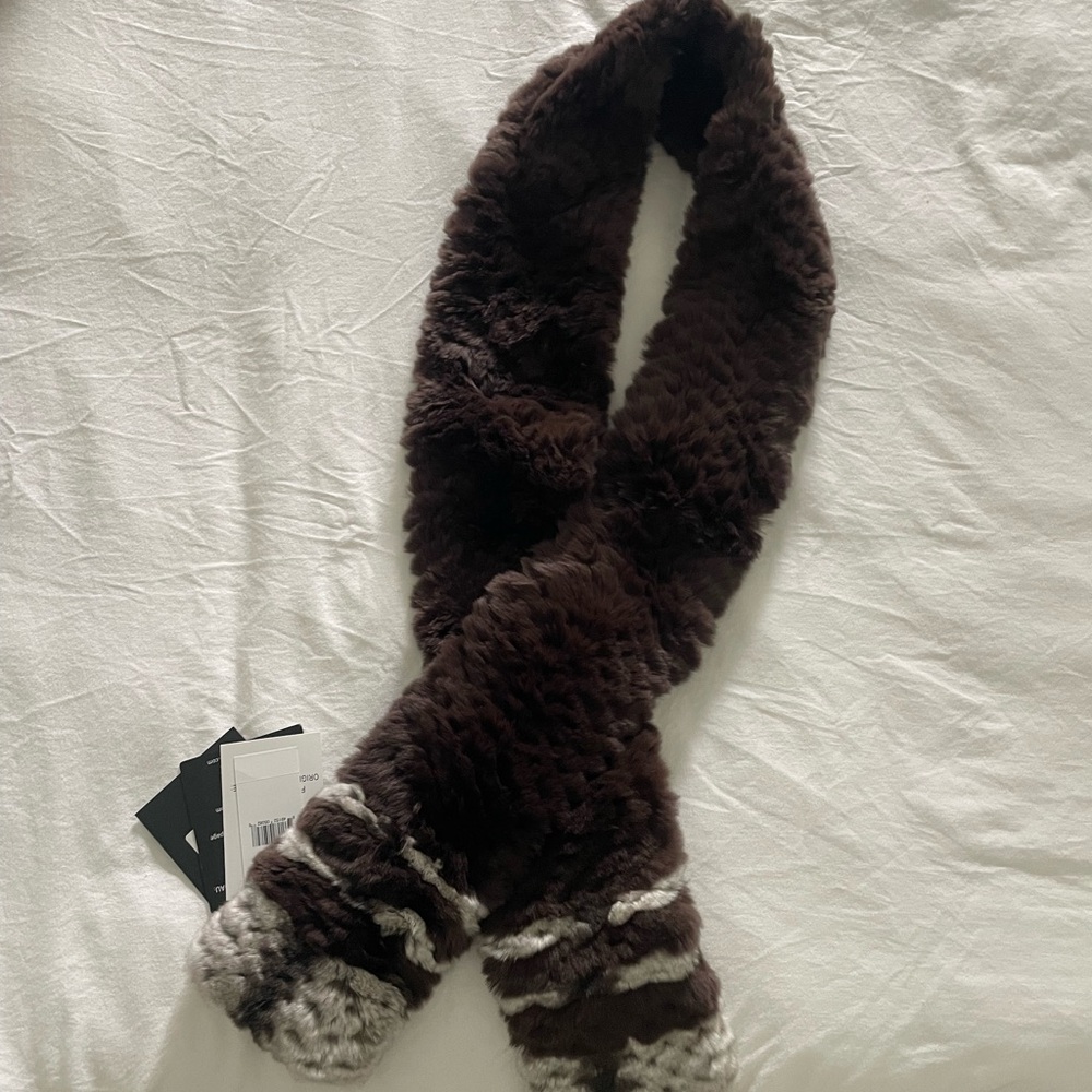 Rabbit Fur Scarf